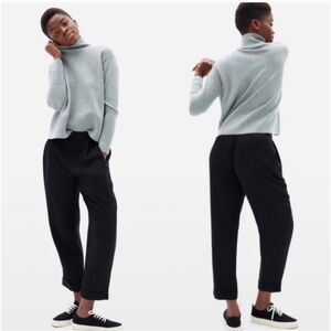 Everlane The Put Together Pleat Pant in Black